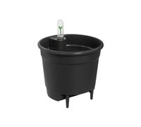 Elho Self-Watering Insert 21 - Accessoires pour Intérieur - Plastique 100% Recyclé - Ø 20.7 x H 19.5 cm - Noir/Living Noir