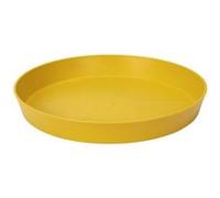 ELHO Soucoupe ronde Loft Urban 24 - Extérieur - Ø 24,5 x H 3,3 cm - Jaune ocre