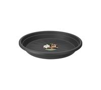 Elho Soucoupe Universel Ronde 13 - Soucoupe pour Intérieur & Extérieur - Ø 13.0 x H 1.9 cm - Noir/Anthracite