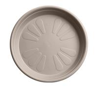Elho Soucoupe Universel Ronde 35 - Soucoupe pour Intérieur & Extérieur - Ø 35.0 x H 5.2 cm - Beige/Mushroom Beige