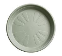 Elho Soucoupe Universel Ronde 25 - Soucoupe pour Intérieur & Extérieur - Ø 25.0 x H 3.8 cm - Ø 25.0 x H 3.8 cm - Vert/Thyme Green