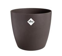 Elho The Coffee Collection Ronde 18cm Pot de Fleur - Espresso Brun | Ø 18.3 x H 16.8 cm | Convient à une Utilisation Intérieure