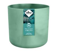 Elho The Ocean Collection Ronde 14cm Pot de Fleur - Vert Pacifique | Ø 13.8 x H 12.5 cm