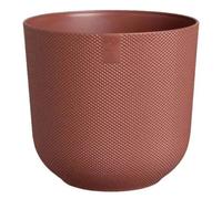 Elho, Vaso Jazz Round Rosso Toscano Ø23xh21cm, Vasi Interno Esterno Multicolore