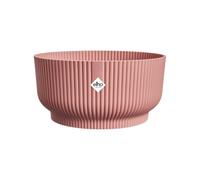 Elho Vibes Fold Bowl 25cm Pot de Fleurs - Rose Poudré | Ø 24.9 x H 12.1 cm | Convient à l’intérieur | Plastique 100 % recyclé