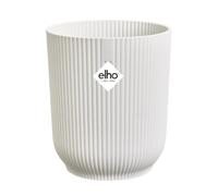 Elho Vibes Fold Orchid High 12,5cm - Orchid Pot Indoor - Pots de Fleurs Intérieur - Plastique 100% recy lanc/Blanc Soie