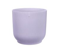 elho vibes fold rond 25cm pot de fleurs - Soft Lilac | Ø 25 x H 23 cm | Adapté à une utilisation en intérieur | Plastique 100 % recyclé
