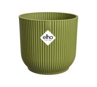 Elho Vibes Fold Rond 40cm Pot de Fleurs - Vert Fougère | Ø 39 x H 36.2 cm | Convient à l’intérieur | Plastique 100% recyclé