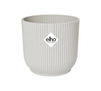 Elho Pot de fleurs rond Vibes Fold à roulettes Ø 35 x H 32 cm Blanc Soie