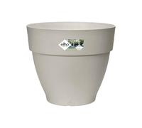 Elho Vibia Campana 30cm Pot de Fleurs - Blanc Soie | Ø 29.8 x H 25.8 cm | Convient à l’extérieur | Plastique 100 % recyclé