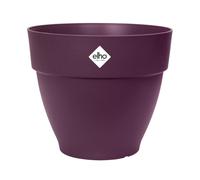Elho Vibia Campana Rond 35 - Pot De Fleurs pour Extérieur - Plastique 100% recyclé - Ø 34.5 x H 29.7 cm - Violet/Mauve Érable