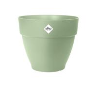 Elho Vibia Campana Rond 40 - Pot De Fleurs pour Extérieur - Plastique 100% recyclé - Ø 39.0 x H 33.4 cm - Vert/Vert Pistache