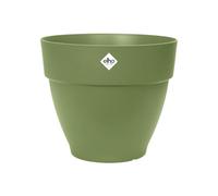 Elho Vibia Campana 55cm Pot de Fleurs - Moss Green | Ø 54.5 x H 47 cm | Convient à l’extérieur | Plastique 100 % recyclé