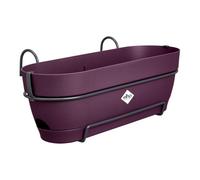 Elho Vibia Campana balconnière allin1 50cm Pot de Fleurs - Mauve Érable | L 26 x l 50.4 x H 17.7 cm | Soucoupe intégrée