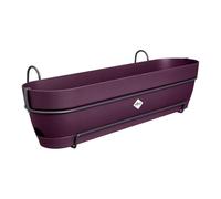 Elho Vibia Campana balconnière allin1 70cm Pot de Fleurs - Mauve Érable | L 26 x l 70.4 x H 17.7 cm | Soucoupe intégrée