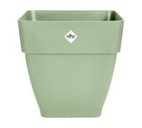 Elho Vibia Campana carré 30cm Pot de Fleurs - Vert Pistache | L 28.8 x l 28.8 x H 28.2 cm | Convient pour l’extérieur