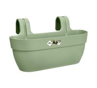 Elho Planteur pour balcon et extérieur Vibia Campana Easy Hanger L Ø46 x H26,5 cm Vert pistache