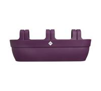 Elho Vibia Campana Easy Hanger XXL 70 - Planteur pour Balcon & Extérieur - Plastique 100% Recyclé - L69 x B26.8 x H23.7 cm - Violet/Mauve Érable