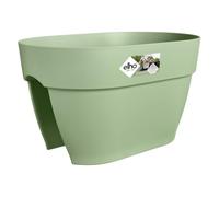 ELHO Balconnière Vibia Campana Flower Bridge – pour balcon – L 26 x W 39 x H 22 cm Vert pistache