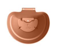 Elho Vibia Campana Forêt Vertical 21 - Planteur pour Balcon Et Extérieur - Ø 20.7 x H 29.7 cm - Marron/Terre Cuite