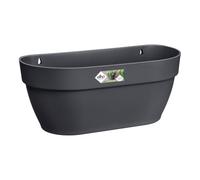 Elho Vibia Campana Mural 35cm Pot de Fleurs - Anthracite | L 16.2 x l 35 x H 14.8 cm | Convient à une utilisation en extérieur