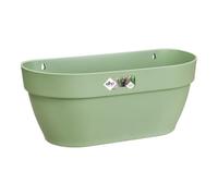 Elho Vibia Campana Mural 35cm Pot de Fleurs - Vert Pistache | L 16.2 x l 35 x H 14.8 cm | Convient à une utilisation en extérieur