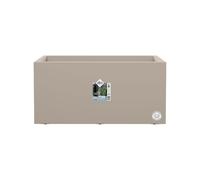 elho vivo next long 60cm pot de fleurs - Mushroom Beige | L 29.5 x l 59 x H 29.2 cm | Convient à l’intérieur et à l’extérieur | Plastique 100 % recyclé