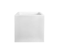 Elho Jardinière Vivo Next Square 40 – Ø 39 x H 38 cm – Intérieur/Extérieur – 100% recyclé – Blanc