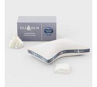 Eli & Elm Oreiller ultime pour dormeur latéral avec rembourrage réglable pour obtenir le contour parfait pour soulager les douleurs cervicales - Rembourrage amovible en latex et polyester (oreiller et