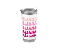 Eliana Name Minimalist Design Gobelet isotherme en acier inoxydable double paroi