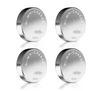 ELICTECH Lot de 4 piles rechargeables pour appareils auditifs 675, amplificateurs d'appareils auditifs uniquement compatibles avec le chargeur de la même marque