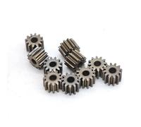 ELILANEY Lot de 10 pignons droits à 7 dents, épaisseur 3 mm, 0,8 mm, 1 mm, 1,2 mm, arbre moteur, module 0,3, module 0,4, 7 dents Mécanique(3.6mm OD 1.18mm bore)