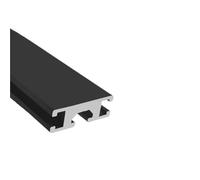 ELILANEY Profilé aluminium noir 1030 type H, rail d'extrusion 10 x 30 mm, rainure de 6,2 mm, cadre de rail linéaire for boîtier d'ordinateur, meubles de bricolage Support bord(200mm 7.87" long)
