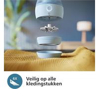 Éliminateur de peluches électrique rechargeable, pour vêtements et meubles, couleur bleue