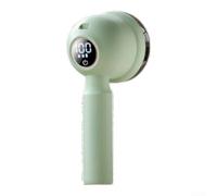 Éliminateur de Peluches Rechargeable 6 Lames Écran LCD(green 1) | pour Écran LCD intelligent, 6 lames , recharge Type-C, pour idéal pour pulls et manteaux