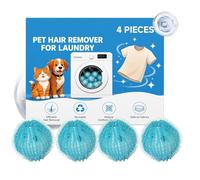 Éliminateur De Poils De Chien Pour La Lessive - Nettoyage Doux Chat | Set anti-poils de chien pour le linge - Pour Lave-Linge Vêtements Tissus Pulls Literie Couvertures Maison Ferme