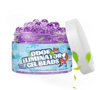 Éliminateur d'odeurs en gel - Perles désodorisantes parfumées | Perles naturelles de désodorisant | Pot d'arôme absorbant le parfum | Neutralisant d'humidité pour placard de salle de bain de