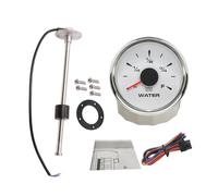 ELING Testeur de niveau d'eau universel 52 mm 0-190 ohms 8 couleurs Rétroéclairage 12 V 24 V avec niveau d'eau 175 mm Unité d'émission pour navires Marine