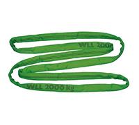 Élingue Cravate, élingue de Levage, Verte, 3 m, capacité de Charge 2 000 kg/4 000 kg, polyethersulfone, Double gainage, Construction, Grue, Transport