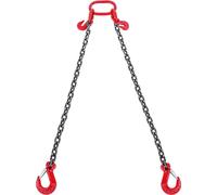 Elingue de chaîne 1,8m x 10mm - Elingue 2 brins - Chaîne de grue 5T - Chaîne forestière pour charges lourdes