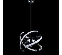 ELINKUME Suspension de Salon LED Moderne,Luminaire de Salle à Manger Réglable Créatif,26W Sphérique Chromé Plafonnier Lustre pour éclairage de Salle à Manger,Chambre à Coucher,Couloir