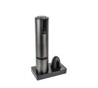 Elis Touch Carbone Tire-bouchon électrique rechargeable en inox, carbone, batterie Lithium-ion 27 cm - 10,6in