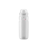 ELITE Fly MTB Tex Bidon Cyclisme Ultra-Léger - Gourde Vélo Haut Débit - Transparent - 750ml - Pour Route VTT Gravel E-Bike