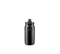 ELITE Fly Tex Bidon Cyclisme 550ml Noir - Gourde Vélo Ultraléger Sans BPA Texture TEX - Pour Route VTT Gravel