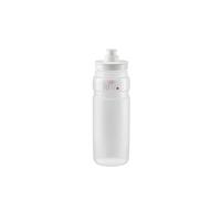 ELITE Fly Tex Bidon Cyclisme 750ml Transparent - Gourde Vélo Ultraléger Sans BPA Texture TEX - Pour Route VTT Gravel