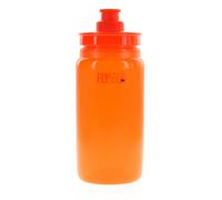 Elite Sport Bidon vélo Fly Tex Clear 550 ml Sans BPA Orange Transparent Ultraléger