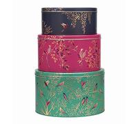 Elite Gift Boxes Sara Miller Chelsea Lot de 3 moules à gâteau ronds emboîtés 250 x 145 mm (grand) 225 x 120 mm (moyen), 198 (d) x 105 mm (petit)