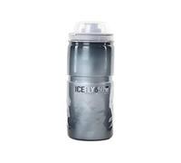 ELITE Ice Fly Bidon Cyclisme 650ml Fumé Isotherme - Gourde Vélo Double Paroi Thermique Sans BPA - Pour Route VTT Gravel