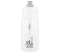 Elite - Jet Green - Bidon vélo - 550 ml - transparent / grey