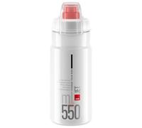 Elite - Jet Plus - Bidon vélo - 750 ml - transparent / rot
